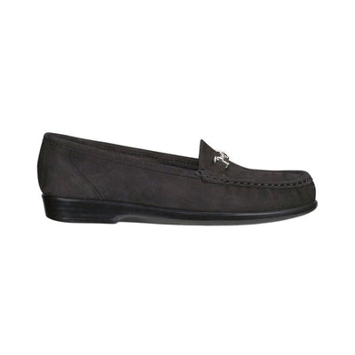 SAS Women's Metro Leather Oxford Shoe - Charcoal Nubuck 4