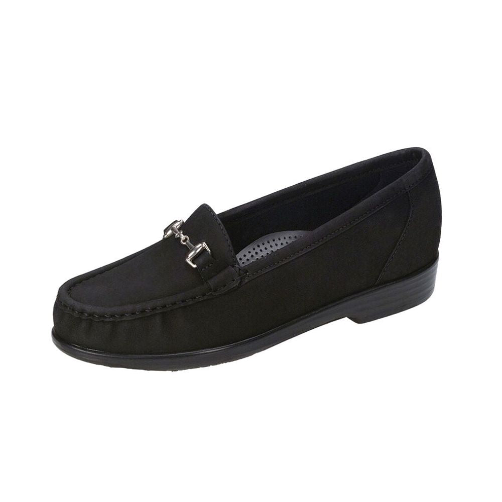 SAS Women's Metro Leather Oxford Shoe - Charcoal Nubuck 5