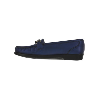 SAS Women’s Metro Link Ergonomic Comfort Loafer - Metallic Navy/Black 2
