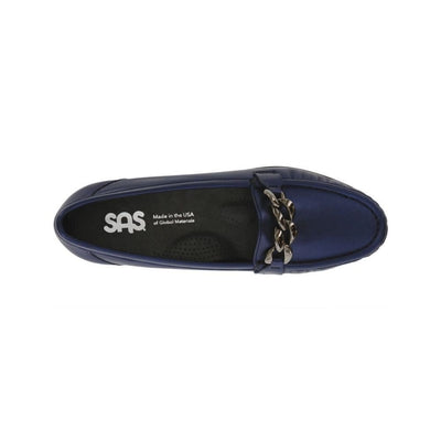 SAS Women’s Metro Link Ergonomic Comfort Loafer - Metallic Navy/Black 3