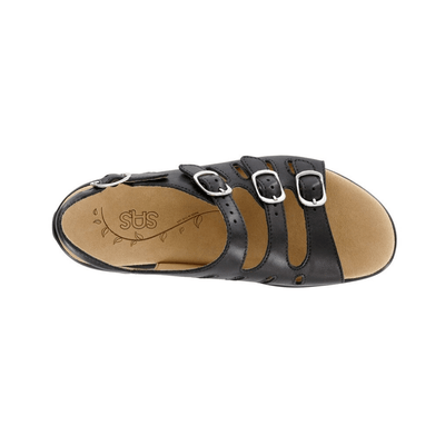 SAS Women's Mystic Adjustable Strappy Sandal - Black 2