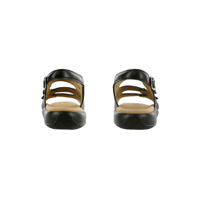 SAS Women's Mystic Adjustable Strappy Sandal - Black 3