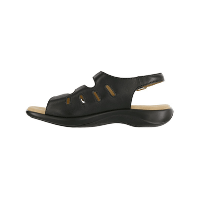 SAS Women's Mystic Adjustable Strappy Sandal - Black 5