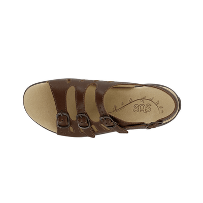 SAS Women's Mystic Adjustable Strappy Sandal - Henna Smooth 2