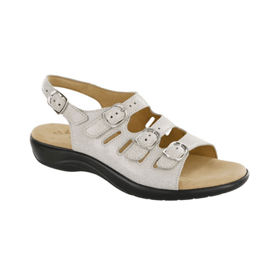 SAS Women's Mystic Adjustable Strappy Sandal - Web Linen 1