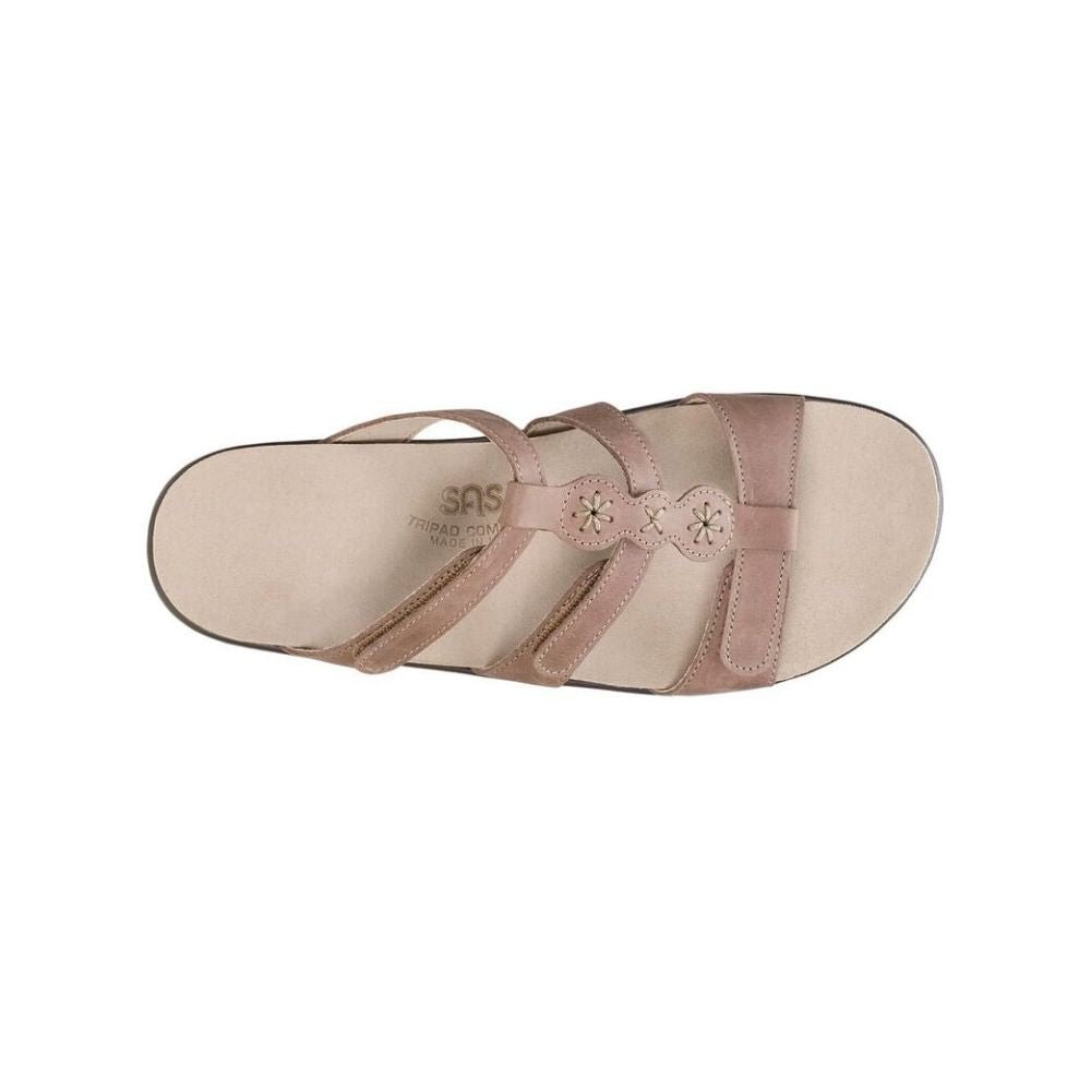 SAS Women’s Naples Adjustable Comfort Sandal Slide- Praline 3