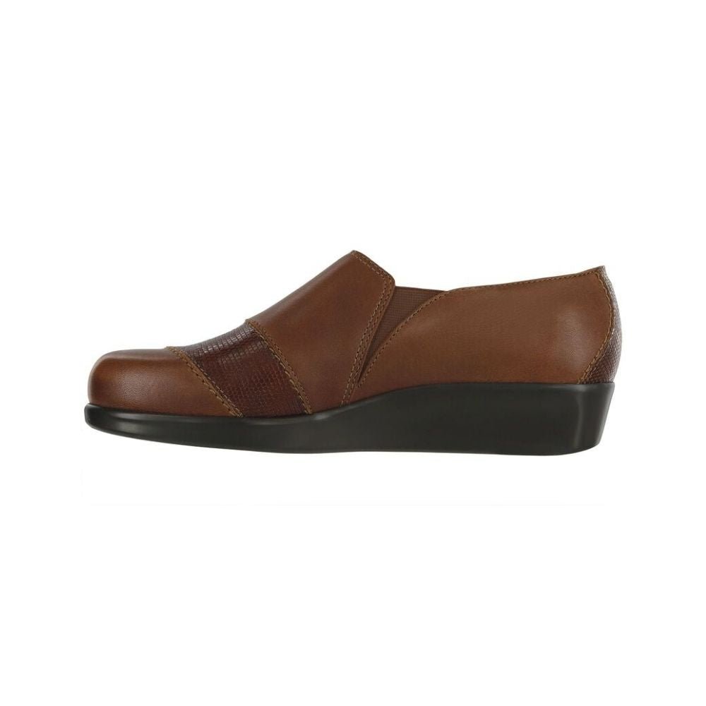 SAS Women’s Nora Slip-On Shoe – Auburn / Lizard 5