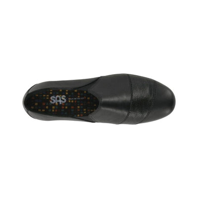 SAS Women’s Nora Slip-On Shoe – Black Lizard 2
