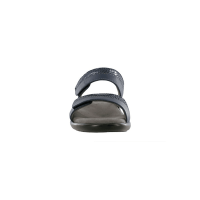 SAS Women's Nudu Slide Comfort Leather Sandal - Navy 3