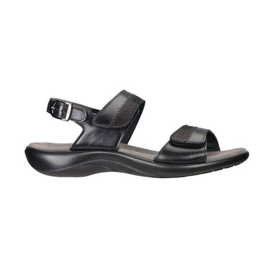 SAS Women's Nudu Slide Handcrafted Comfort Leather Sandal - Midnight 3
