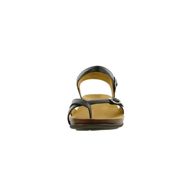SAS Women's Pampa Leather Comfort Ankle-Strap Sandal - Black 7