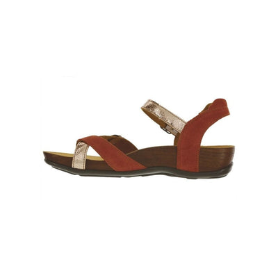 SAS Women's Pampa Leather Comfort Ankle-Strap Sandal - Copper 3