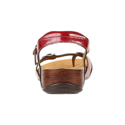 SAS Women's Pampa Leather Comfort Ankle-Strap Sandal - Lipstick 4