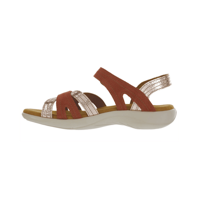 SAS Women's Pier Supportive Leather Sandal - Copper 5