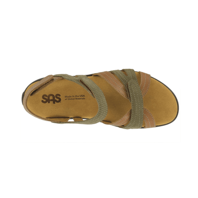 SAS Women's Pier Supportive Leather Sandal - Desert Sage 2