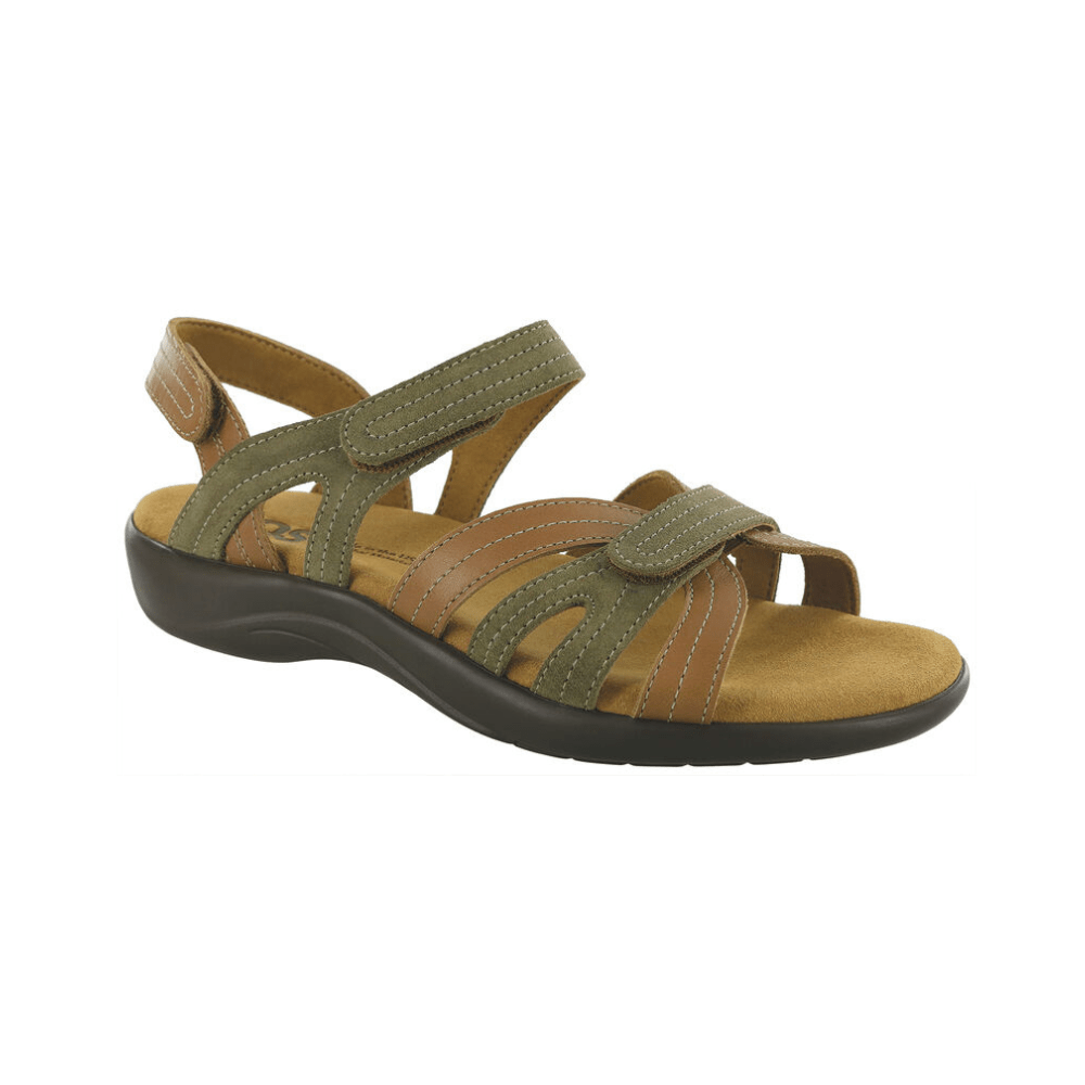 SAS Women's Pier Supportive Leather Sandal - Desert Sage 1