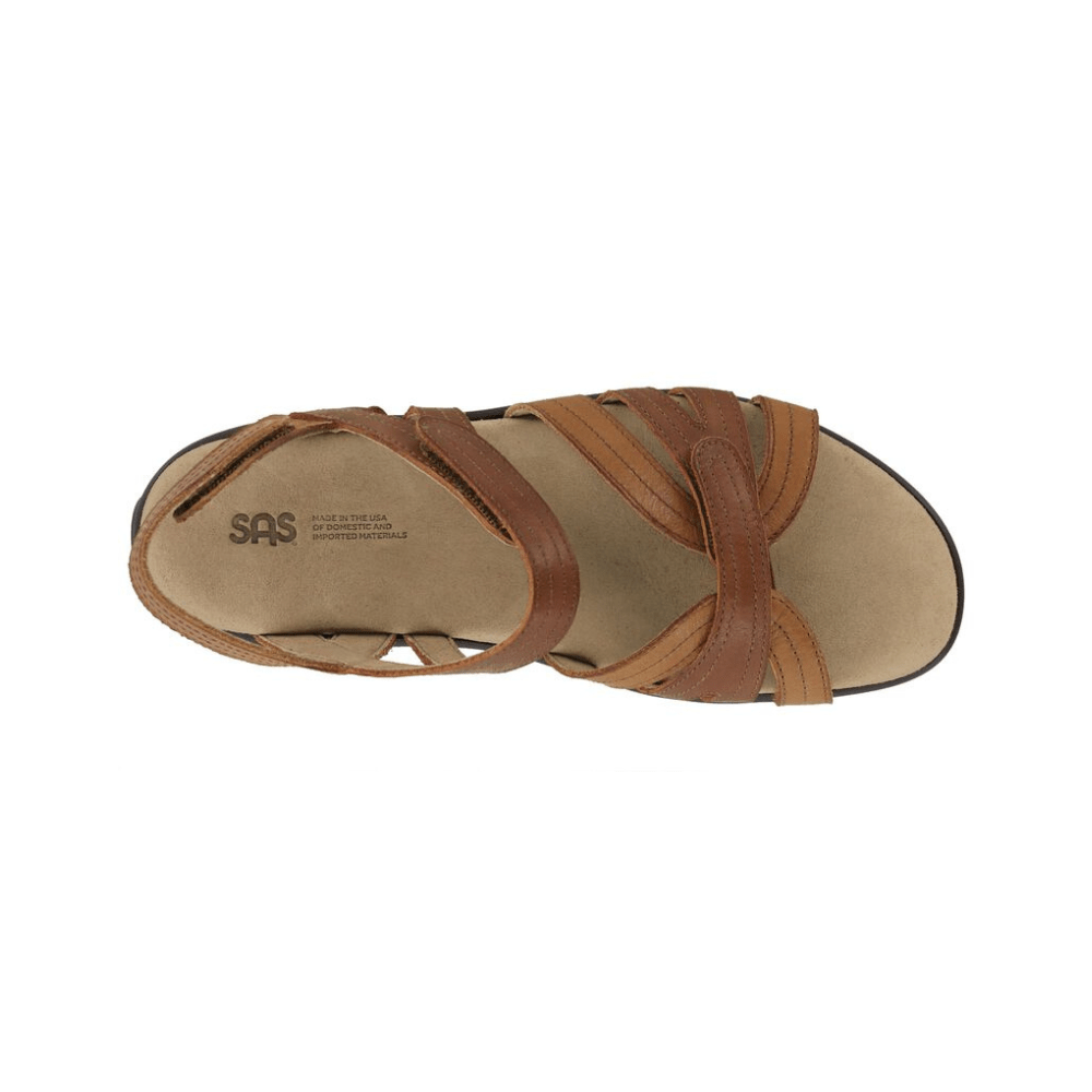 SAS Women's Pier Supportive Leather Sandal - Sepia 2