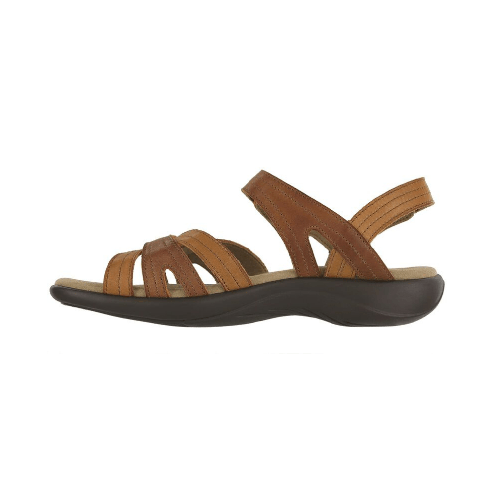 SAS Women's Pier Supportive Leather Sandal - Sepia 5