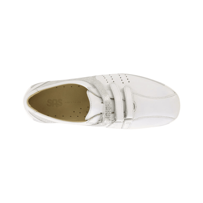 SAS Women's Race Time Walking Shoe - Chalk / Silver 3