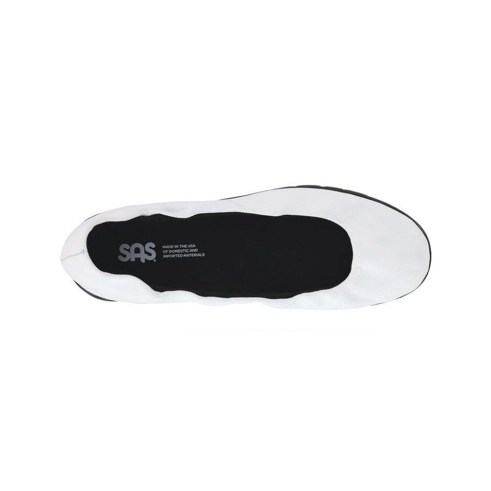 SAS Women’s Radiant Flexible Comfort Slip-On Flat Shoe - Chalk 2