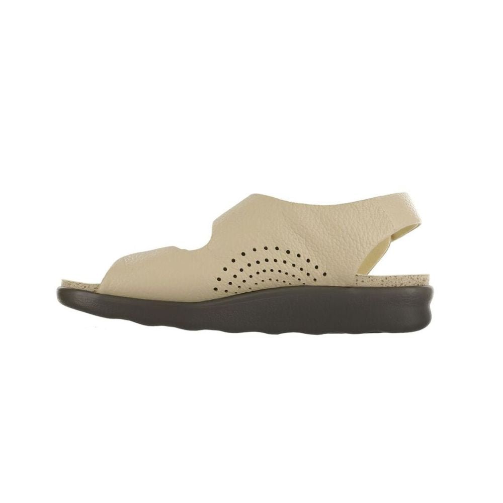 SAS Women’s Relaxed Supportive Leather Slip-On Shoe – Natural 2