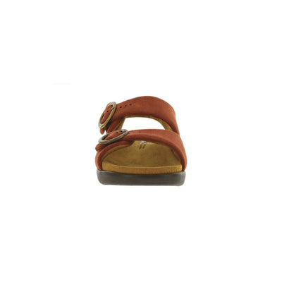 SAS Women’s Relaxed Supportive Leather Slip-On Shoe – Rust 3