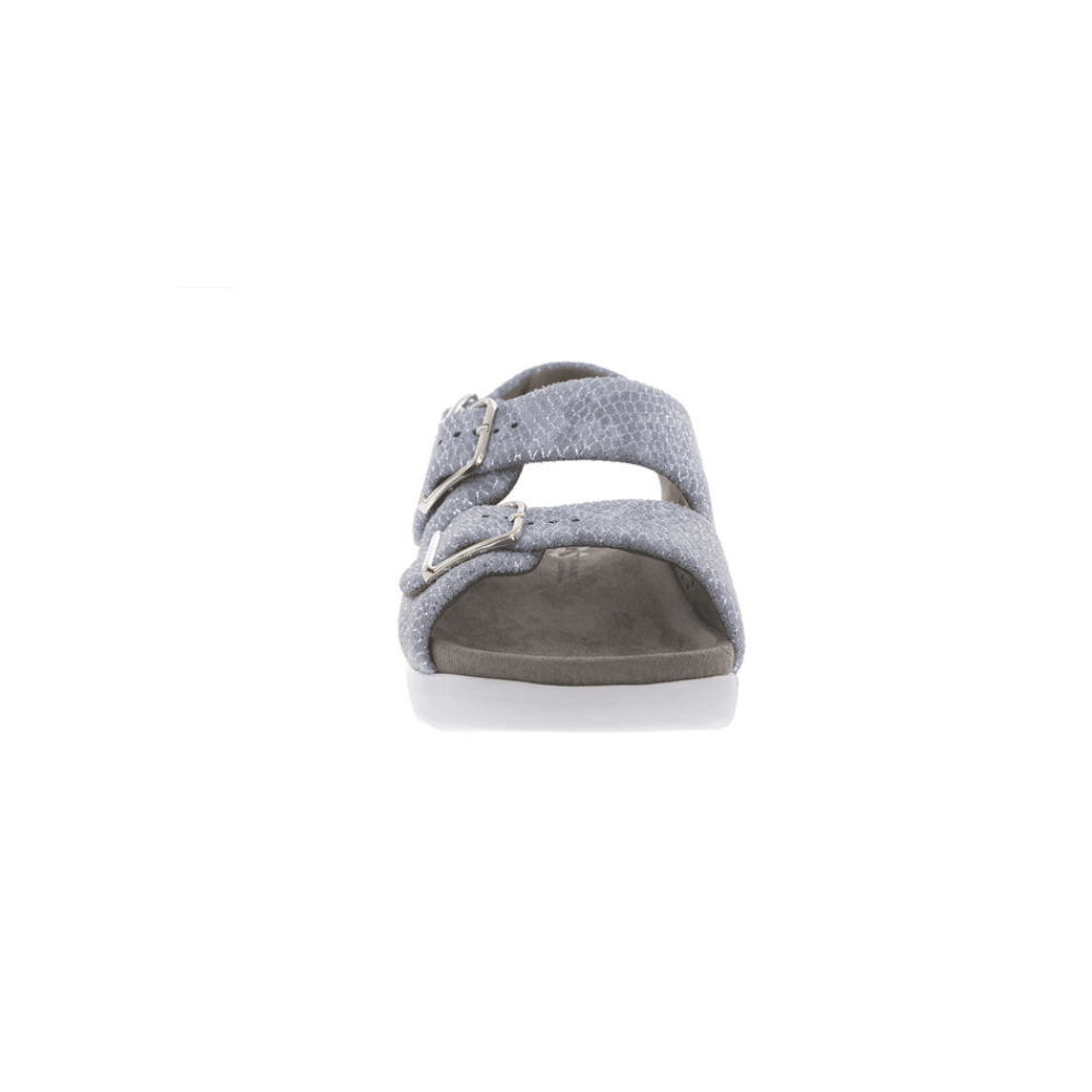 SAS Women’s Relaxed Supportive Leather Slip-On Shoe – Spring Blue 3