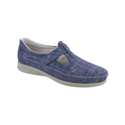SAS Women’s Roamer Adjustable Walking Shoe - Blue Jay 1
