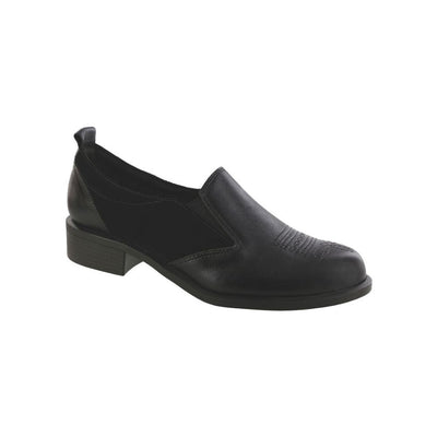 SAS Women’s Saddle Slip-On Comfort Loafer Leather Shoe – Black 1