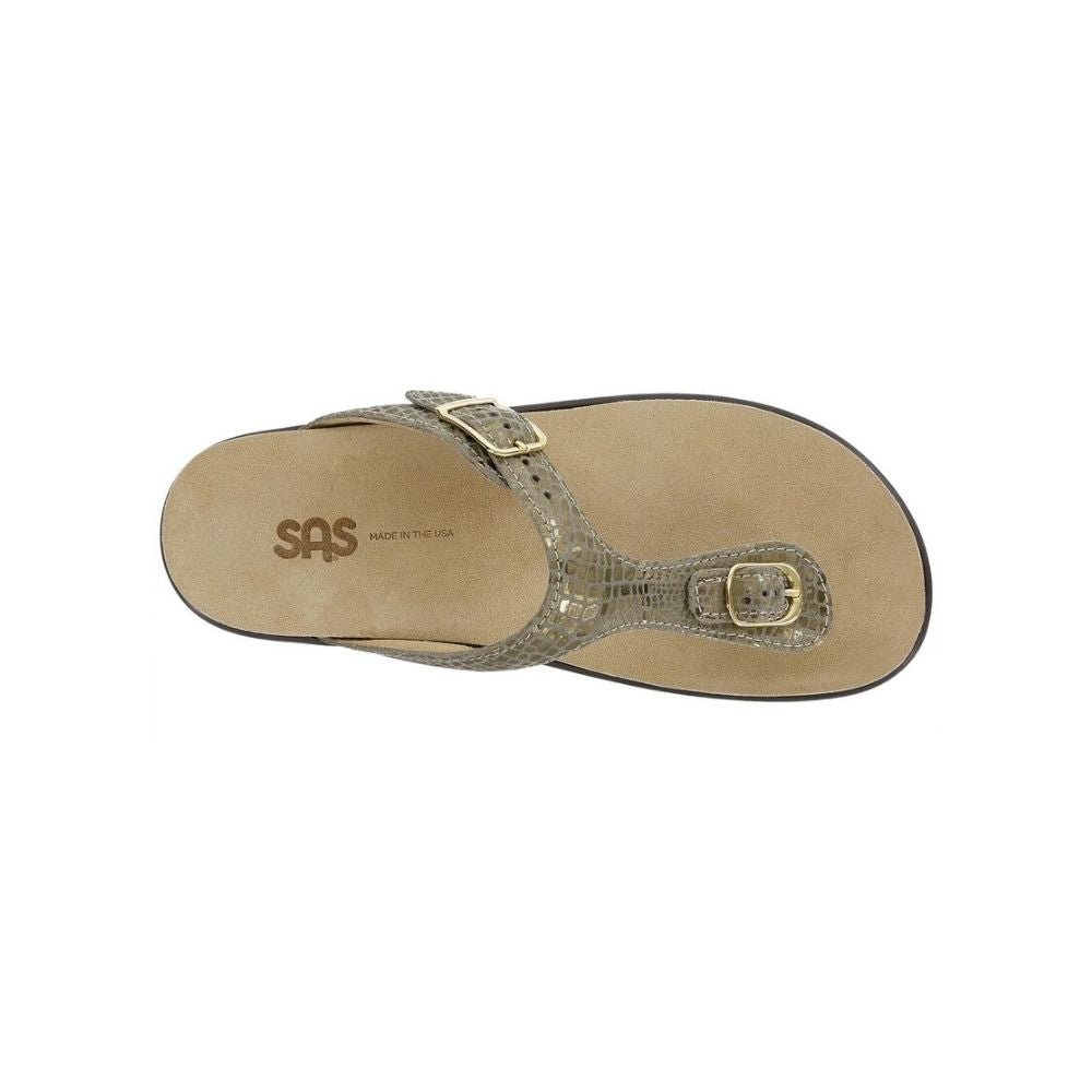 SAS Women’s Sanibel Sandal Ergonomic Comfort Slide - Olive Gold 3
