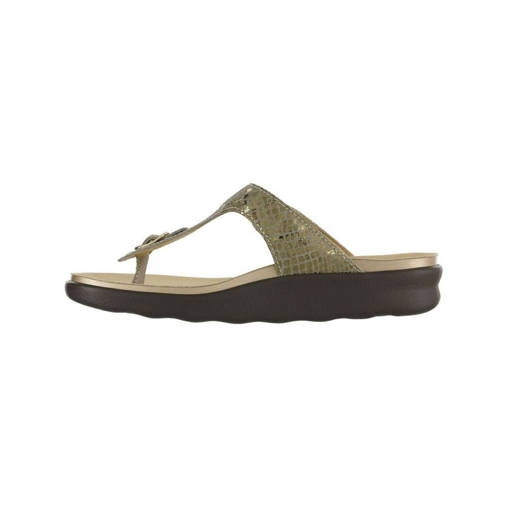 SAS Women’s Sanibel Sandal Ergonomic Comfort Slide - Olive Gold 2