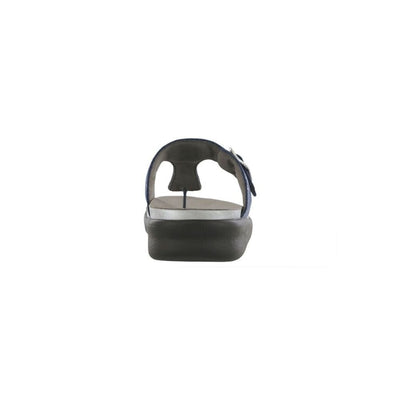 SAS Women’s Sanibel Sandal Ergonomic Comfort Slide - Silver Blue 5