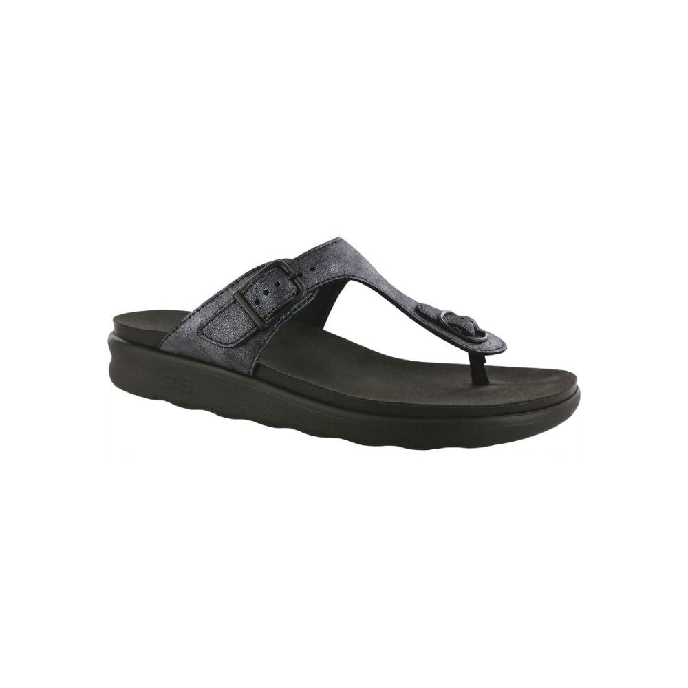 SAS Women’s Sanibel Sandal Ergonomic Comfort Slide - Smoke 1