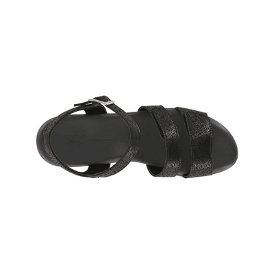 SAS Women's Savanna Adjustable Strap Leather Sandal - Web Black 2