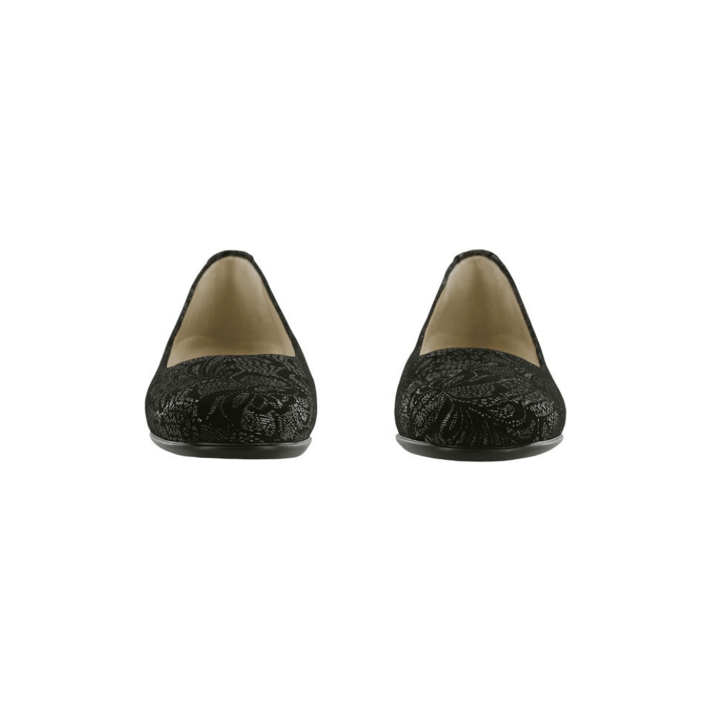 SAS Women’s Scenic Ballet Flat – Black Lace 3