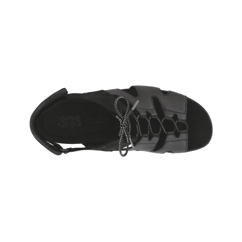 SAS Women’s Sedona Sandal – Black Sparkle 2