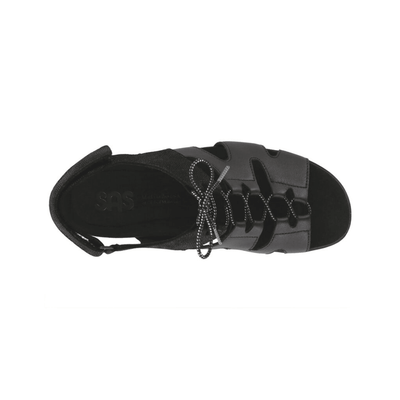 SAS Women’s Sedona Sandal – Black Sparkle 2