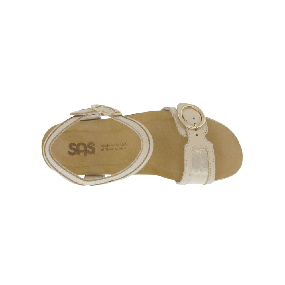 SAS Women's Seight Wedge Sandal - Soft Gold 2