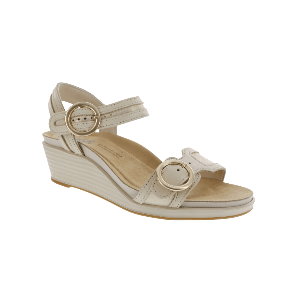 SAS Women's Seight Wedge Sandal - Soft Gold 1