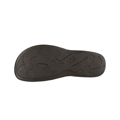 SAS Women’s Shelly Leather Adjustable Slide Sandal – Black 6