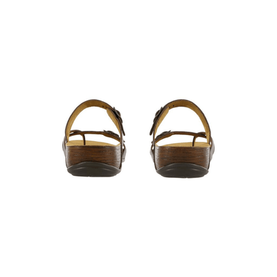 SAS Women’s Shelly Leather Adjustable Slide Sandal – Coffee 3