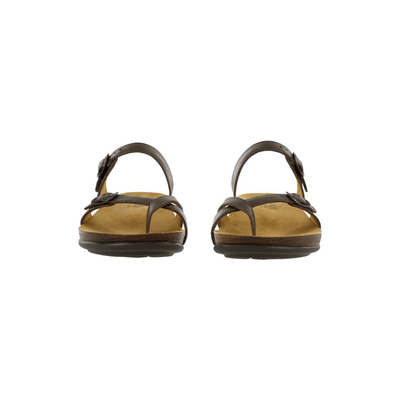 SAS Women’s Shelly Leather Adjustable Slide Sandal – Coffee 4