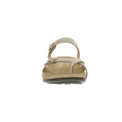 SAS Women’s Shelly Leather Adjustable Slide Sandal – Soft Gold 3
