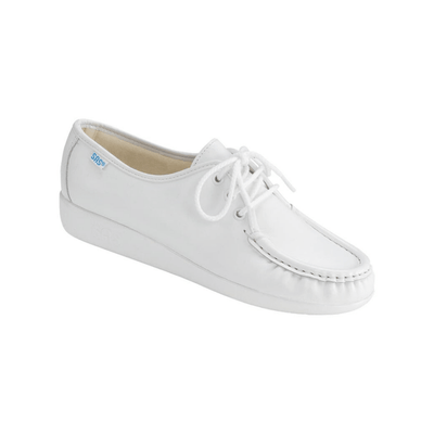 SAS Women's Siesta Comfort Slip-On Oxfords - White 1