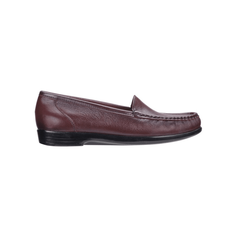 SAS Women's Simplify Leather Slip-On Loafer – Antique Wine 3