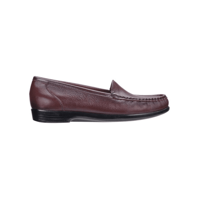 SAS Women's Simplify Leather Slip-On Loafer – Antique Wine 3