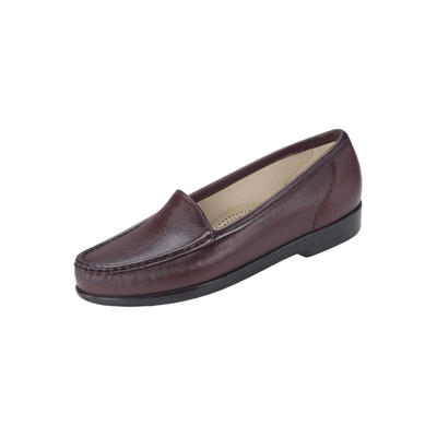 SAS Women's Simplify Leather Slip-On Loafer – Antique Wine 4