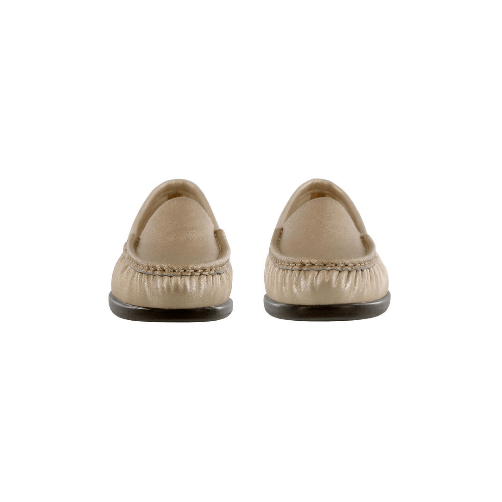 SAS Women's Simplify Leather Slip-On Loafer – Lusso / Metallic Gold 3