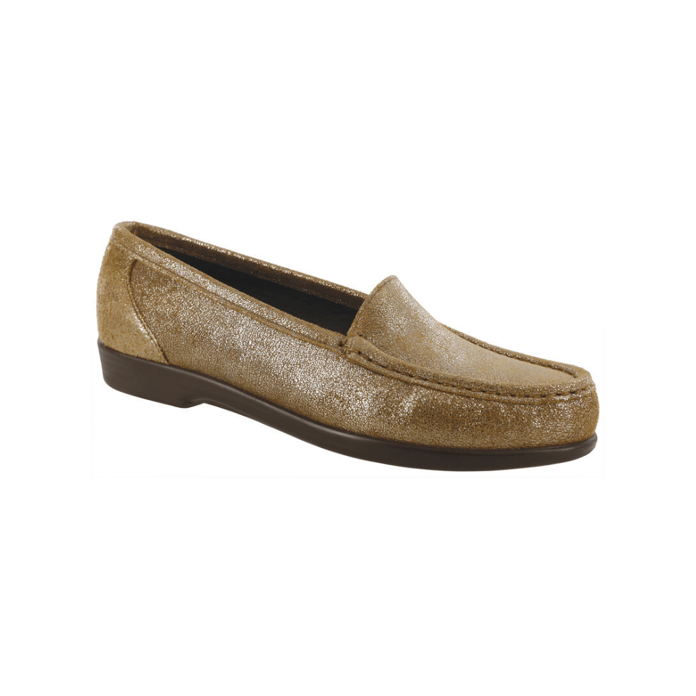 SAS Women's Simplify Leather Slip-On Loafer – Sunstone 1