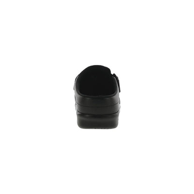 SAS Women’s Slip-On Leather Orthotic Comfort Clog – Black 3